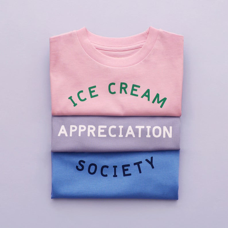 Ice Cream Appreciation Society T-Shirt Strawberry