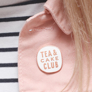 Tea & Cake Club pin badge