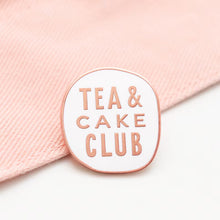 Load image into Gallery viewer, Tea &amp; Cake Club pin badge