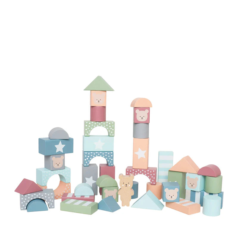 Wooden building blocks Teddy